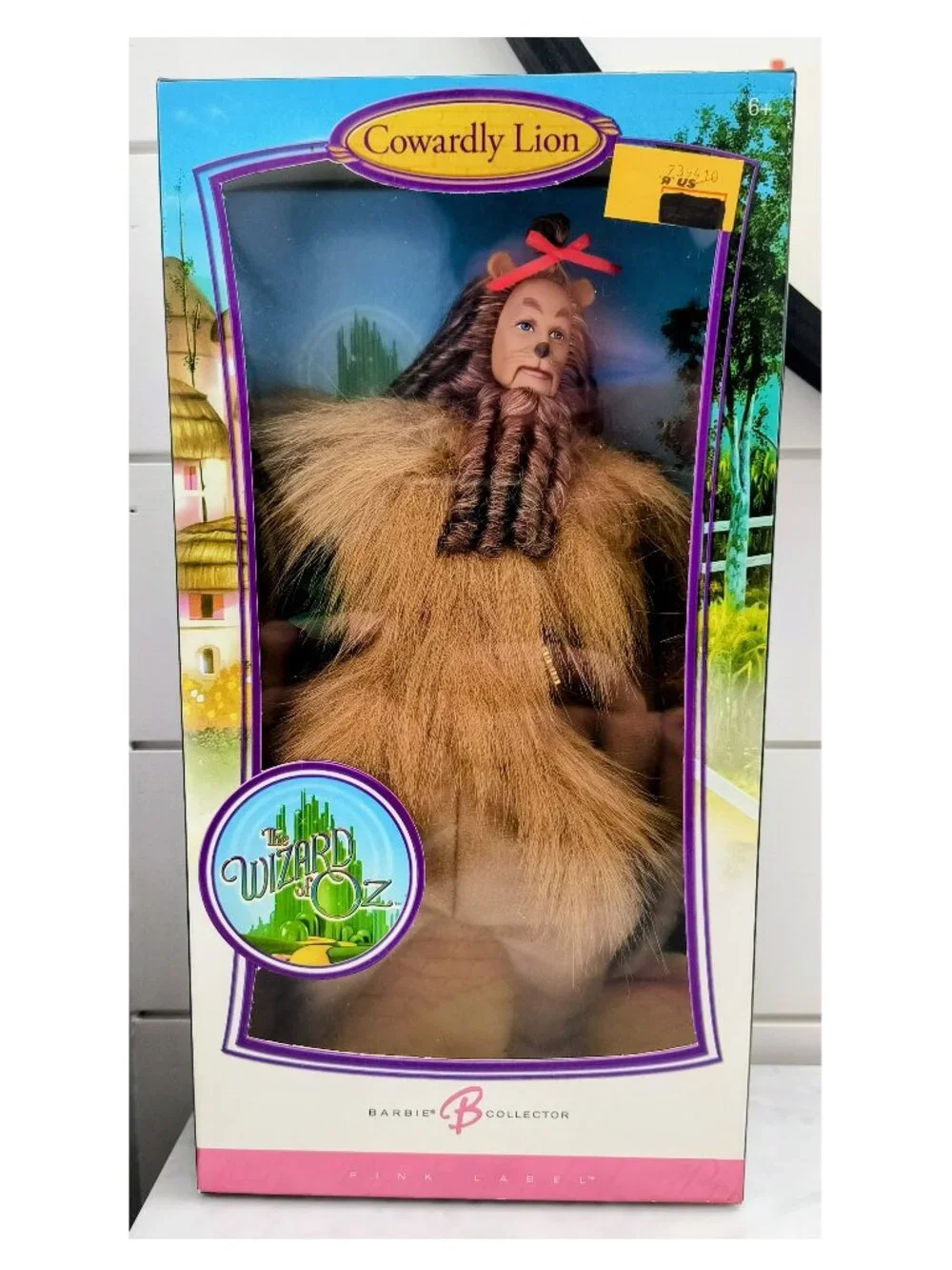 NEW - 2006 Mattel Barbie Collector Wizard of Oz Cowardly Lion Doll (Pink Label)